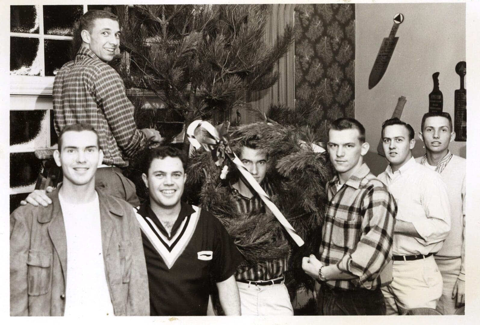 A group of men standing next to each other.