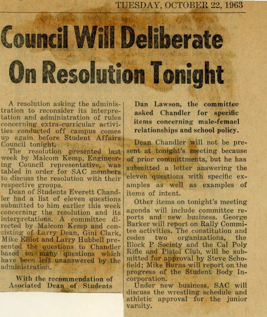 A newspaper article about the council 's decision to disband.