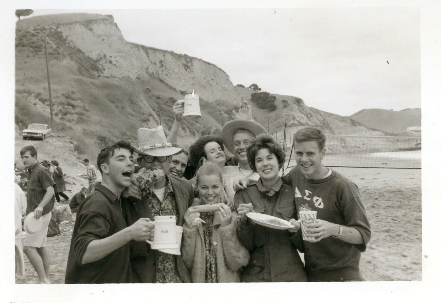 A group of people standing next to each other.