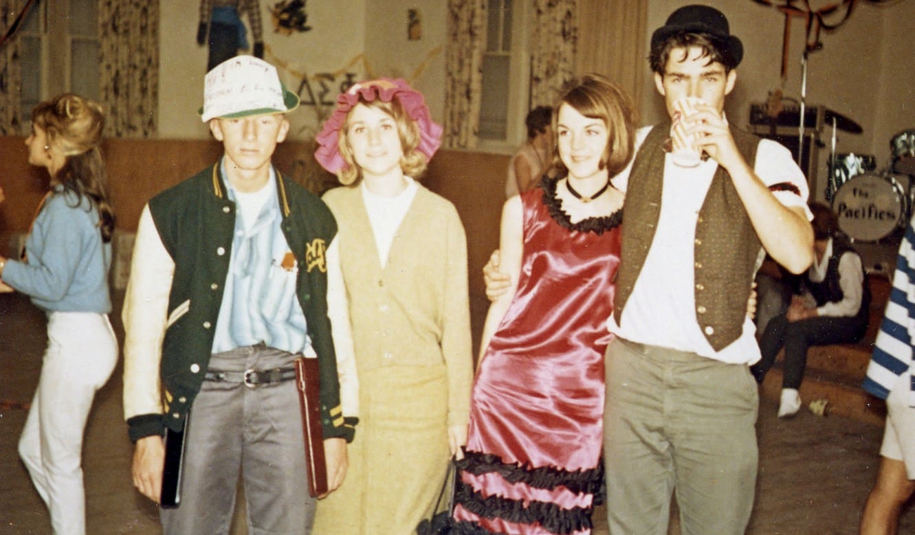 A group of people standing next to each other.
