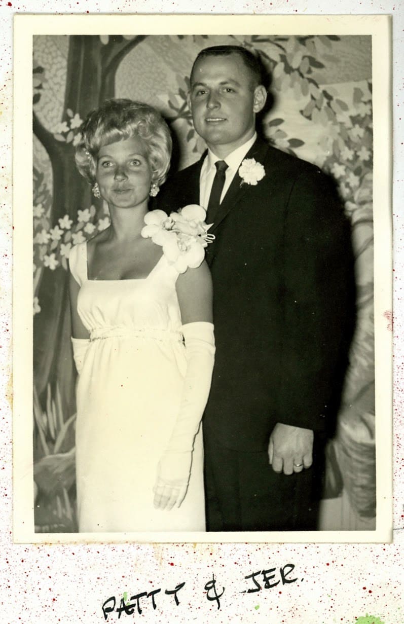 A man and woman standing next to each other.