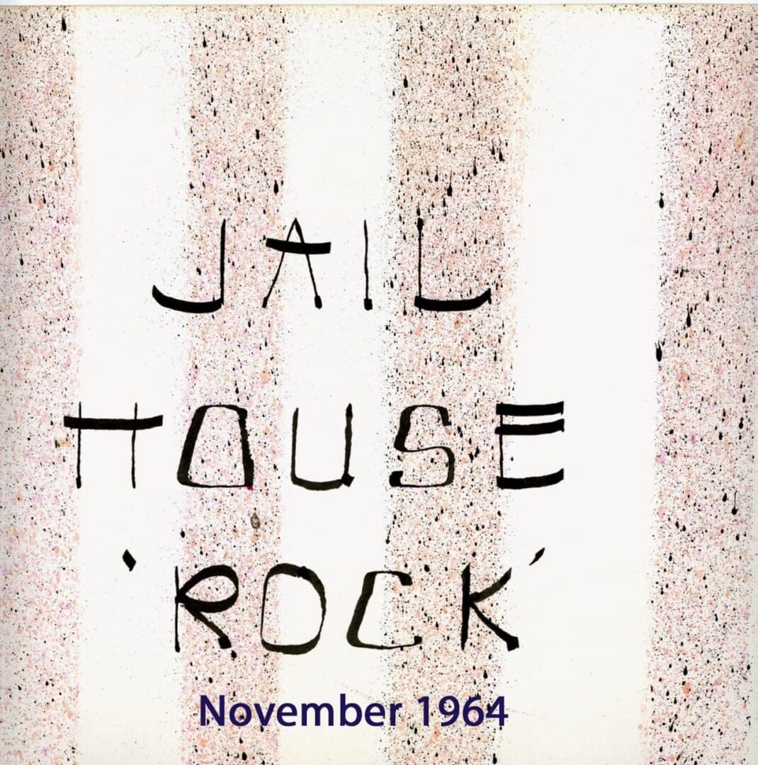 A picture of the cover of jail house rock.
