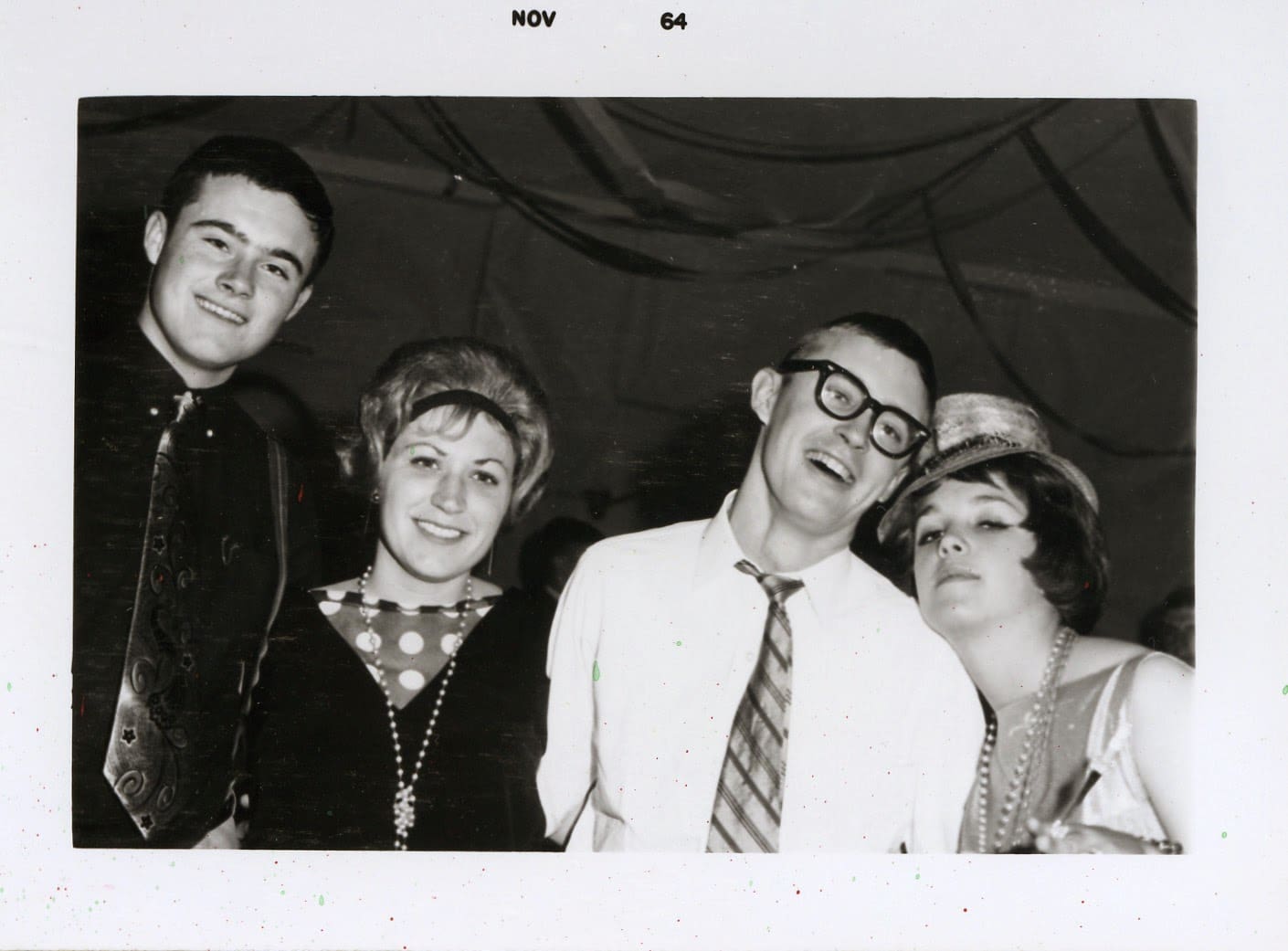 A group of people posing for a picture.