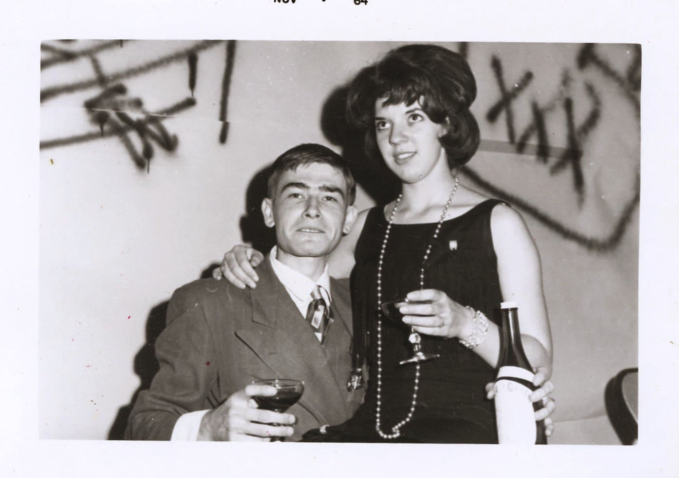 A man and woman posing for the camera.